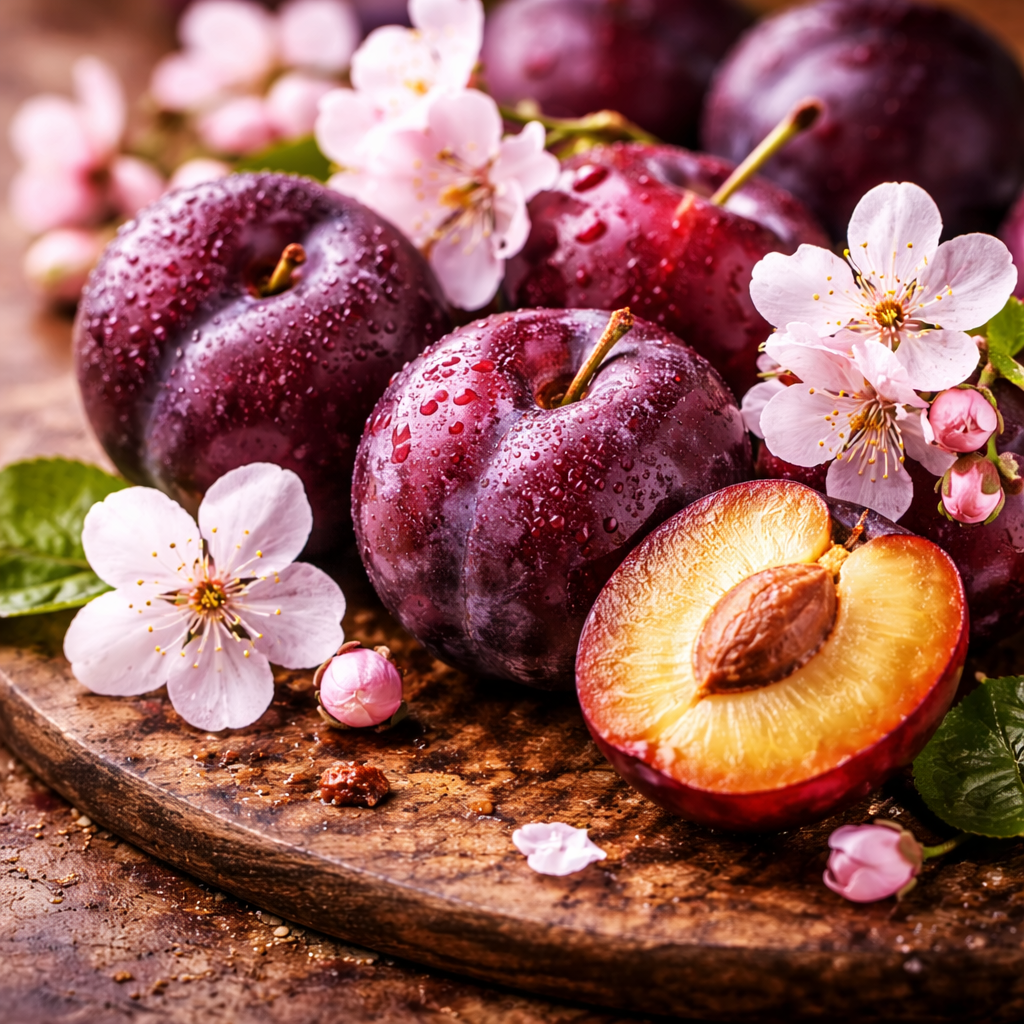 Ķiršu zieda un plūmes aromātiskā eļļa