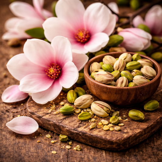 Magnolijas un pistācijas aromātiskā eļļa