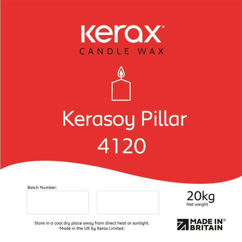 Sojas vasks stāvsvecēm Kerasoy Pillar 4120