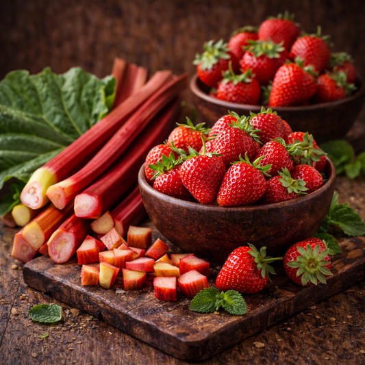 Rabarberu un zemeņu aromātiskā eļļa